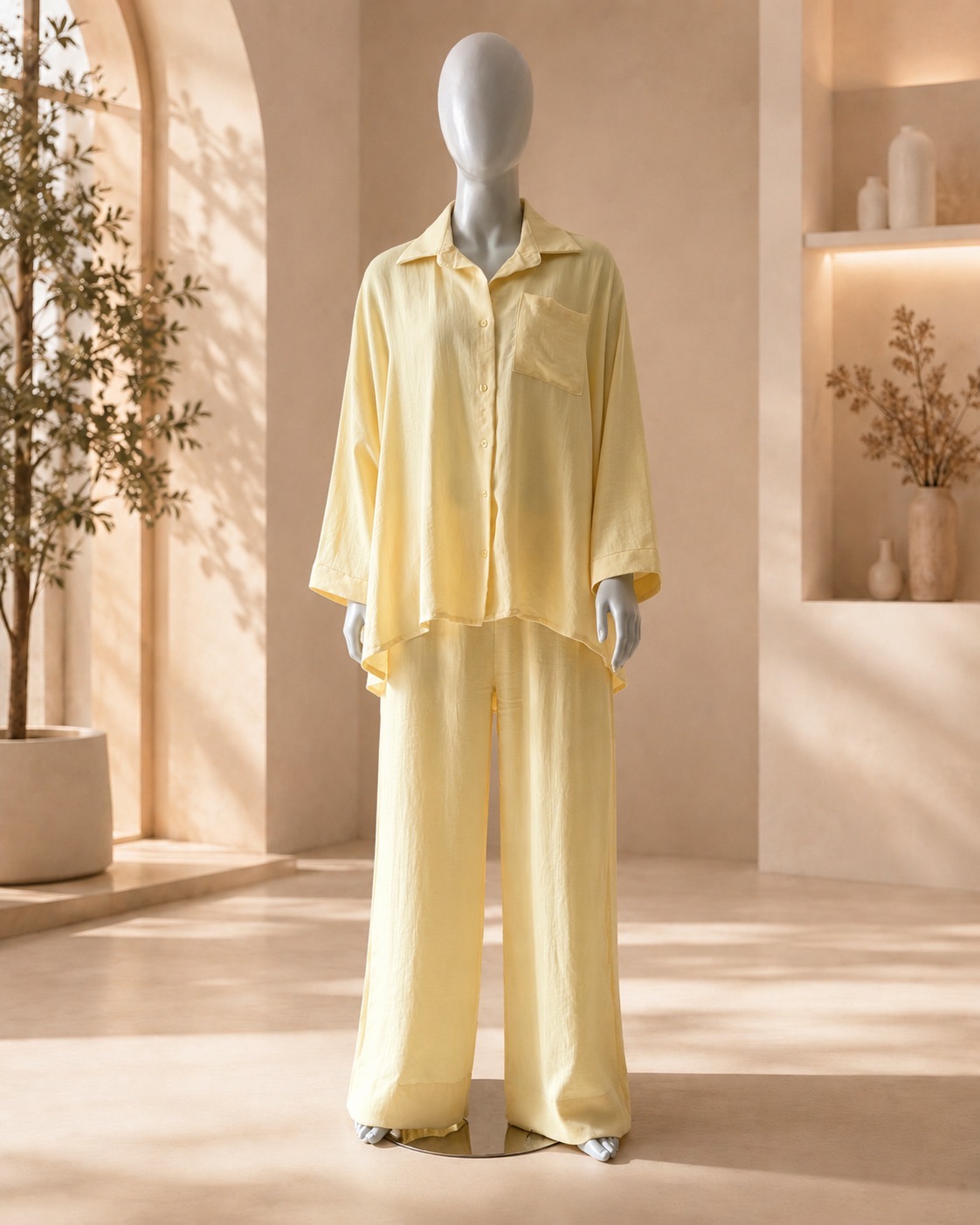 Ensemble Épure couleur mimosa de la marque Imraa