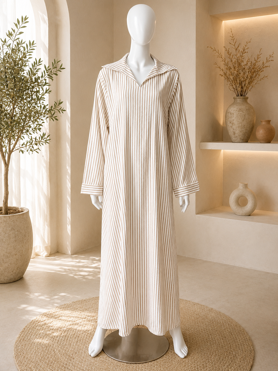 Robe Linea couleur rose de la marque Imraa
