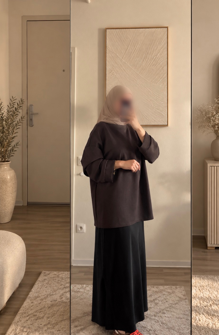 Jupe Naya couleur noir de la marque Imraa