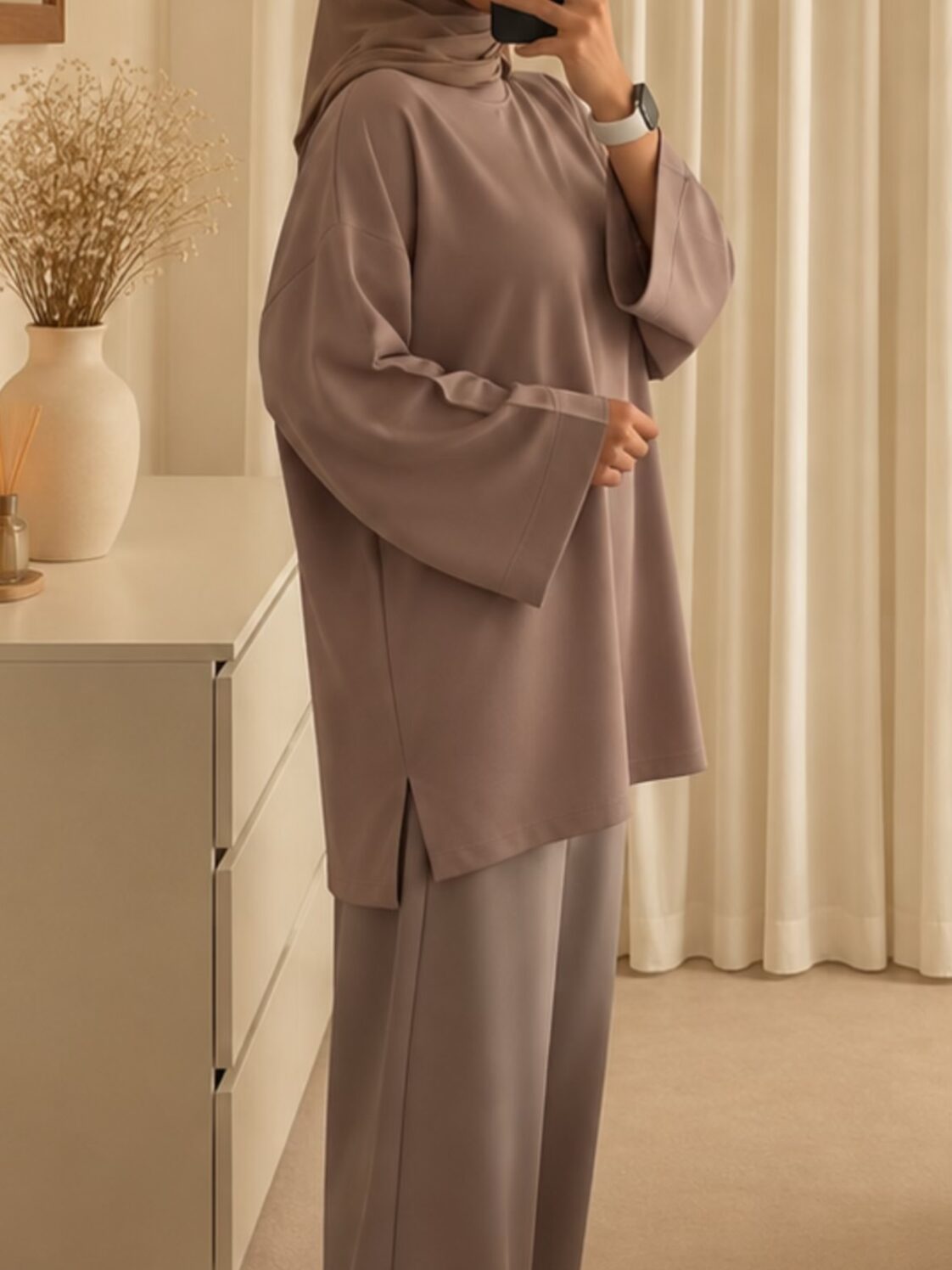 T-shirt Lina taupe de la marque Imraa